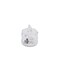12 Clear 2 in Battery Operated LED Tealight CANDLES Diamond Design